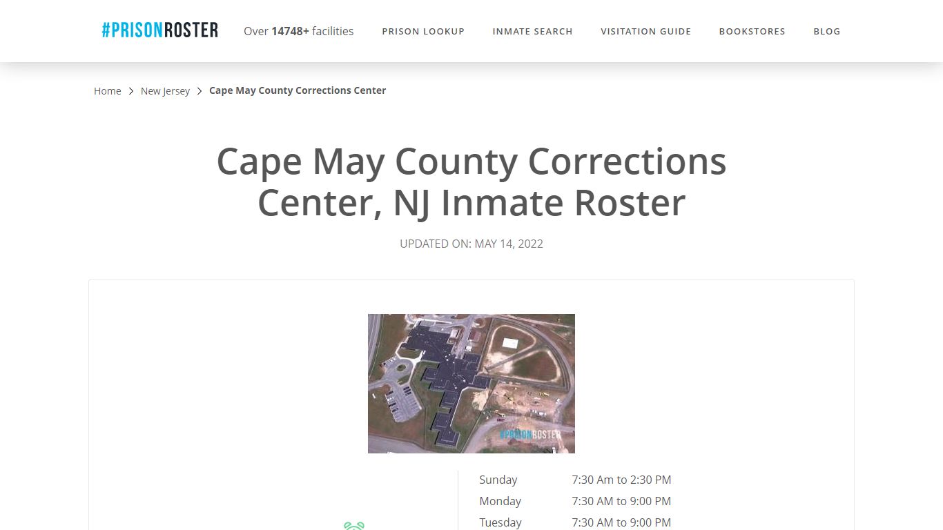 Cape May County Corrections Center, NJ Inmate Roster